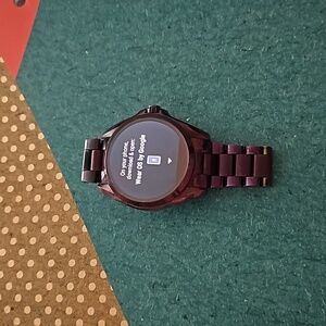 Michael Kors smart watch Purple w/ charger